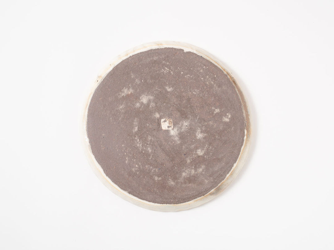 Kohiki Ruffled-Rim Plate, Medium — Hand-Glazed Japanese Pottery by Furutani Pottery