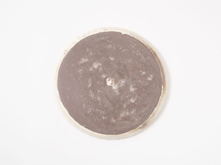 Kohiki Ruffled-Rim Plate, Medium — Hand-Glazed Japanese Pottery by Furutani Pottery