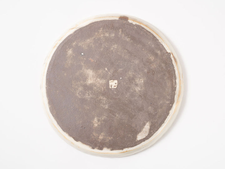 Kohiki Ruffled-Rim Plate, Large — Hand-Glazed Japanese Pottery by Furutani Pottery
