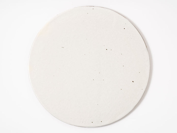 Iron-Speckled Flat Plate — Hand-Glazed Japanese Pottery by Furutani Pottery