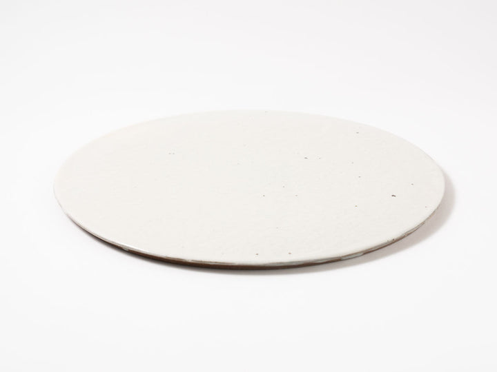 Iron-Speckled Flat Plate — Hand-Glazed Japanese Pottery by Furutani Pottery