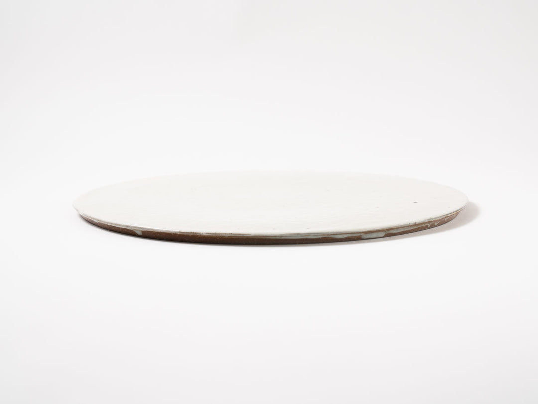 Iron-Speckled Flat Plate — Hand-Glazed Japanese Pottery by Furutani Pottery