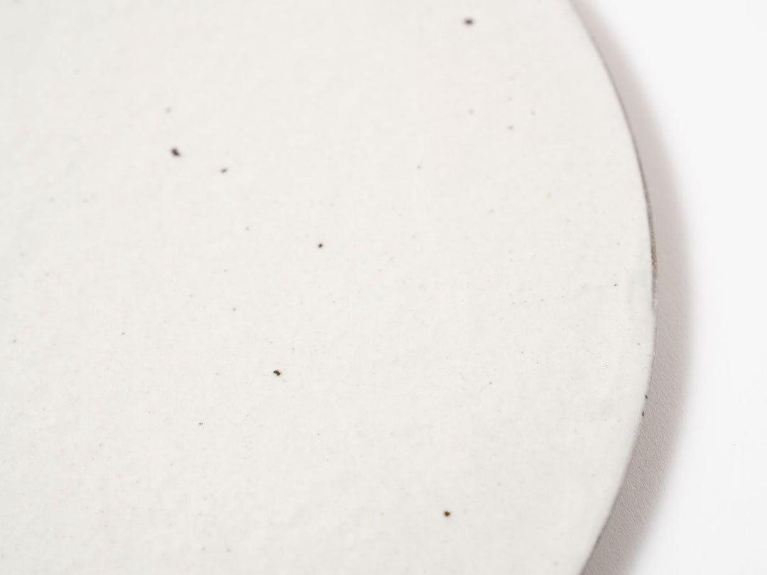 Iron-Speckled Flat Plate — Hand-Glazed Japanese Pottery by Furutani Pottery