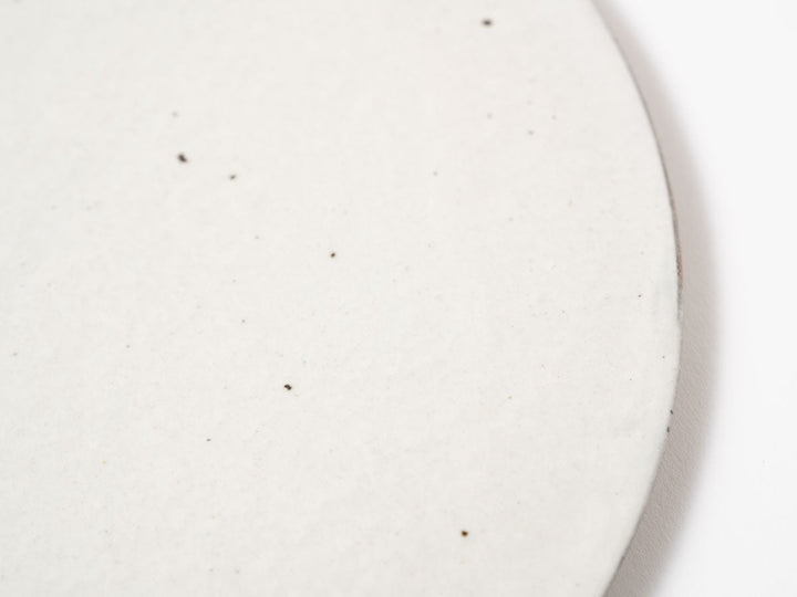 Iron-Speckled Flat Plate — Hand-Glazed Japanese Pottery by Furutani Pottery