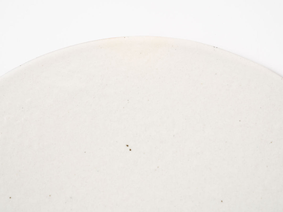 Iron-Speckled Flat Plate — Hand-Glazed Japanese Pottery by Furutani Pottery