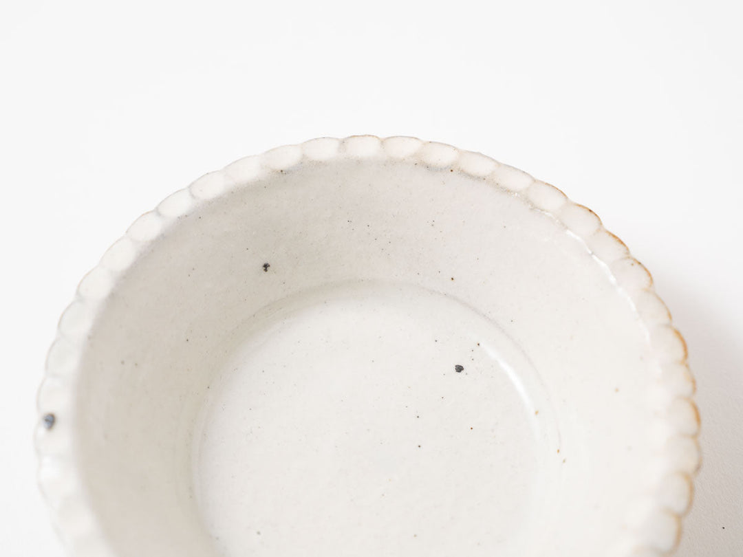Tsunade Gong Bowl, 3-Sun, Iron Speckles — Furutani Pottery