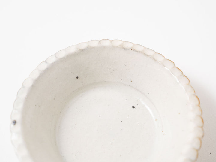 Tsunade Gong Bowl, 3-Sun, Iron Speckles — Furutani Pottery