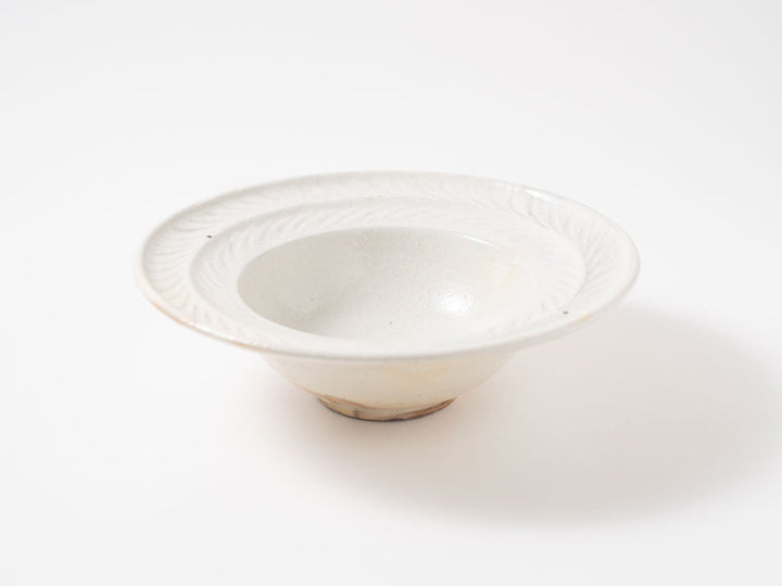 Iron-Speckled Leaf-Rim Bowl, Large — Hand-Glazed Japanese Pottery by Furutani Pottery