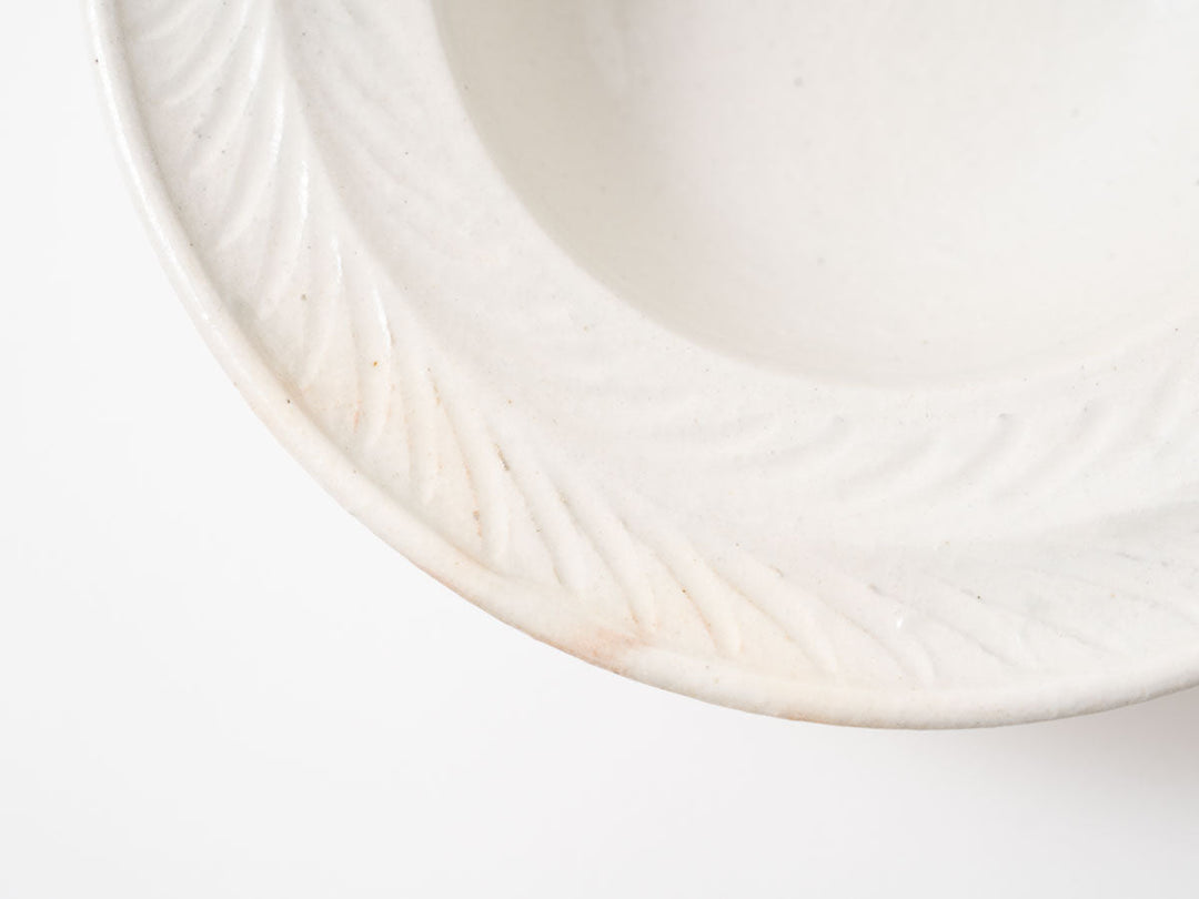 Iron-Speckled Leaf-Rim Bowl, Large — Hand-Glazed Japanese Pottery by Furutani Pottery
