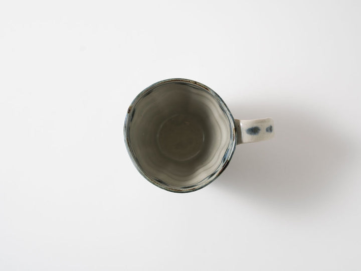 Annan Mug with Fireworks Arabesque — Hand-Painted Japanese Porcelain by Katsuro Yokota