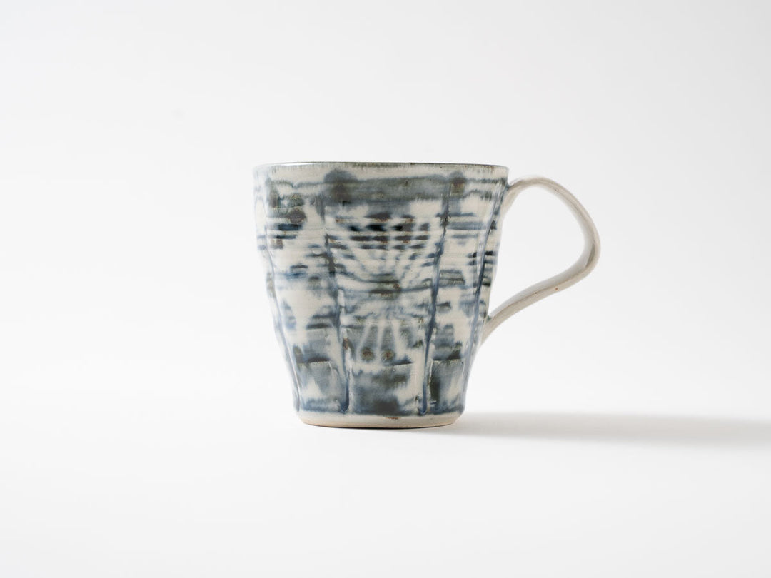 Annan Mug with Fireworks Arabesque — Hand-Painted Japanese Porcelain by Katsuro Yokota