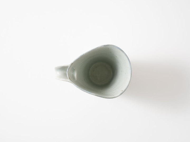 Katakuchi Spouted Bowl, White Porcelain Izumiyama Glaze Crafted By Shotaro Yokota