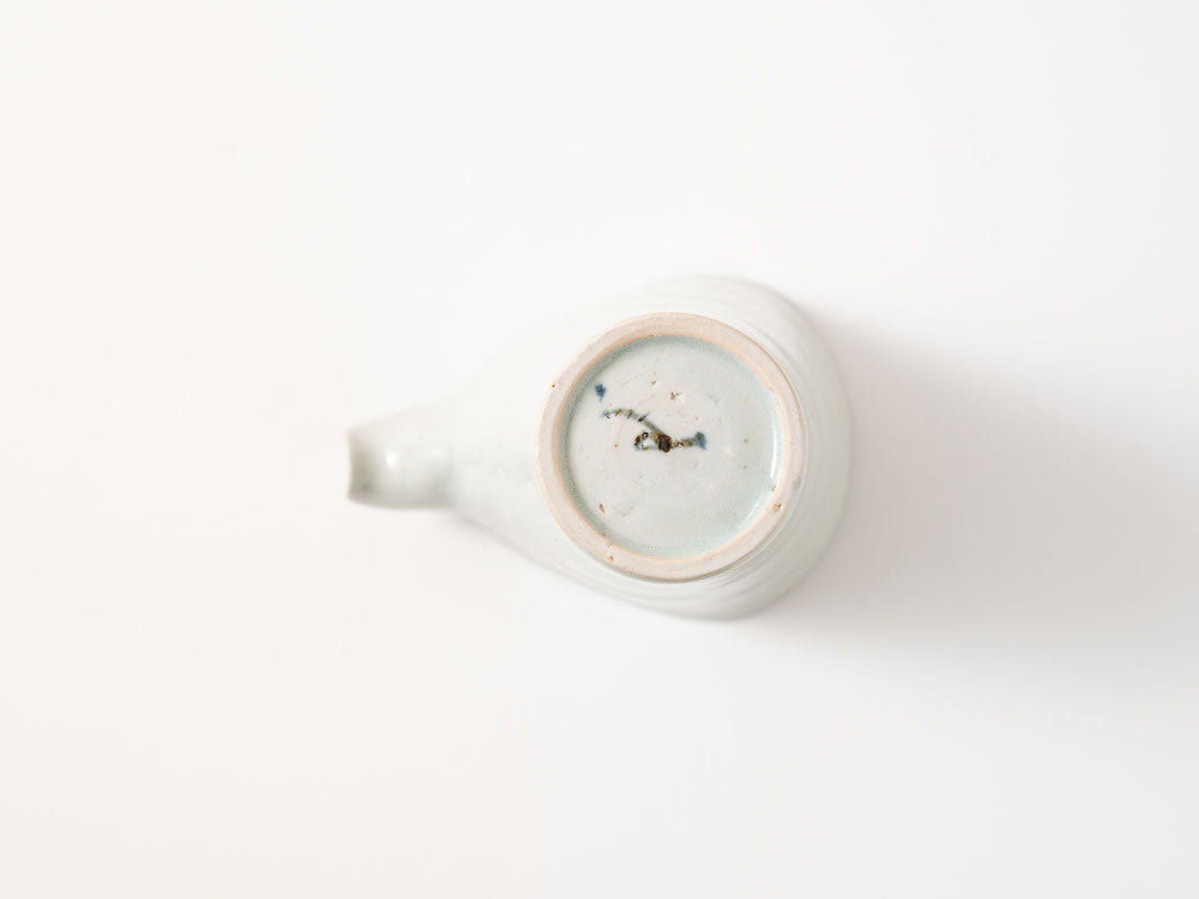 Katakuchi Spouted Bowl, White Porcelain Izumiyama Glaze Crafted By Shotaro Yokota