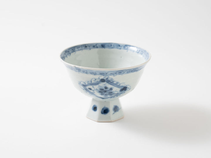 Pedestal Small Bowl, Diamond Window-Frame Design Crafted By Shotaro Yokota
