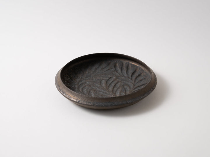 Round Plate 6-Sun Black - Crafted By Jun Fujiwara