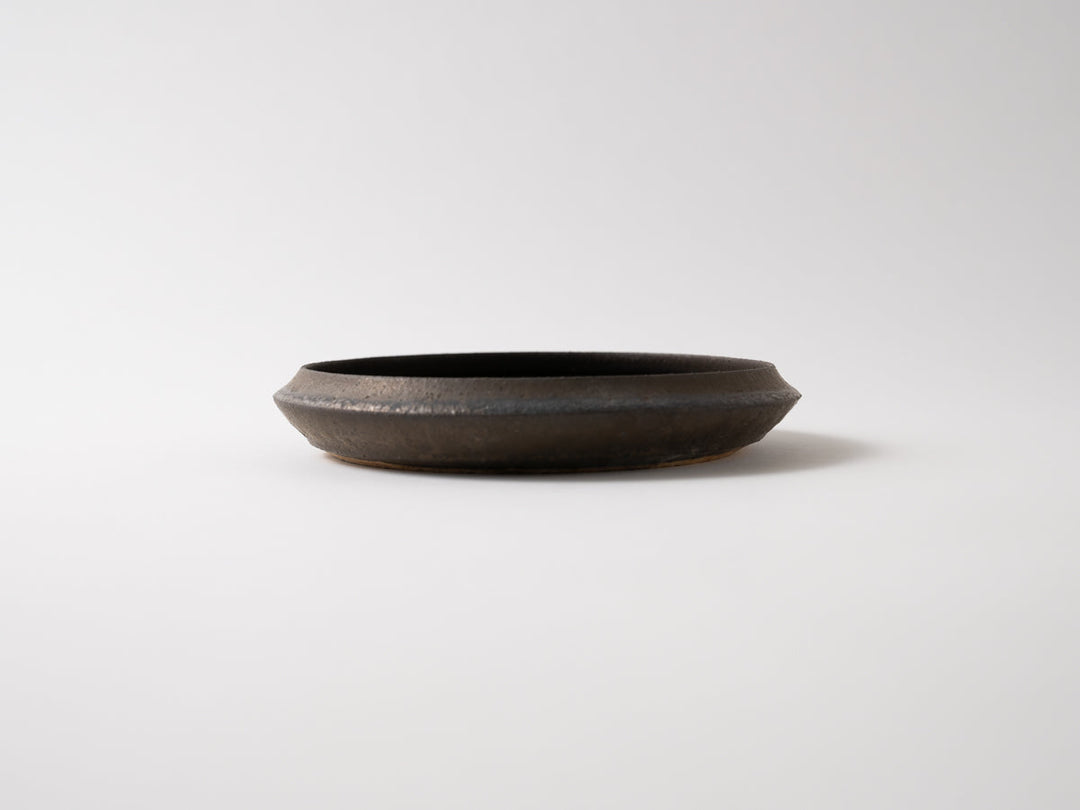 Round Plate 6-Sun Black - Crafted By Jun Fujiwara