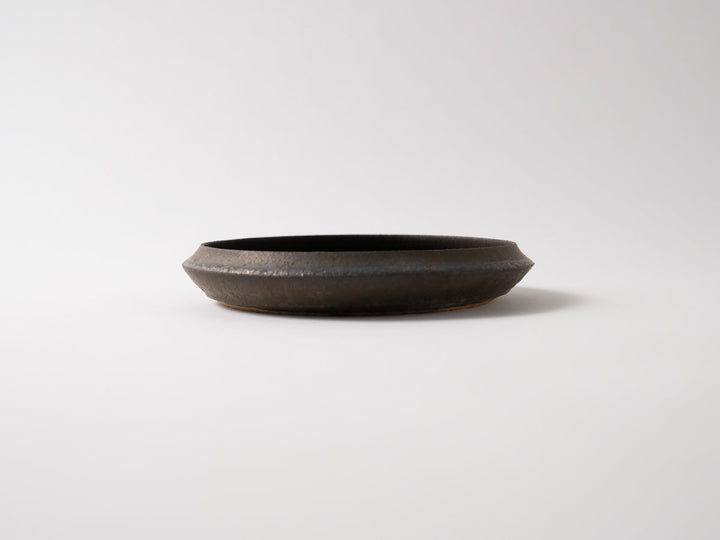 Round Plate 6-Sun Black - Crafted By Jun Fujiwara