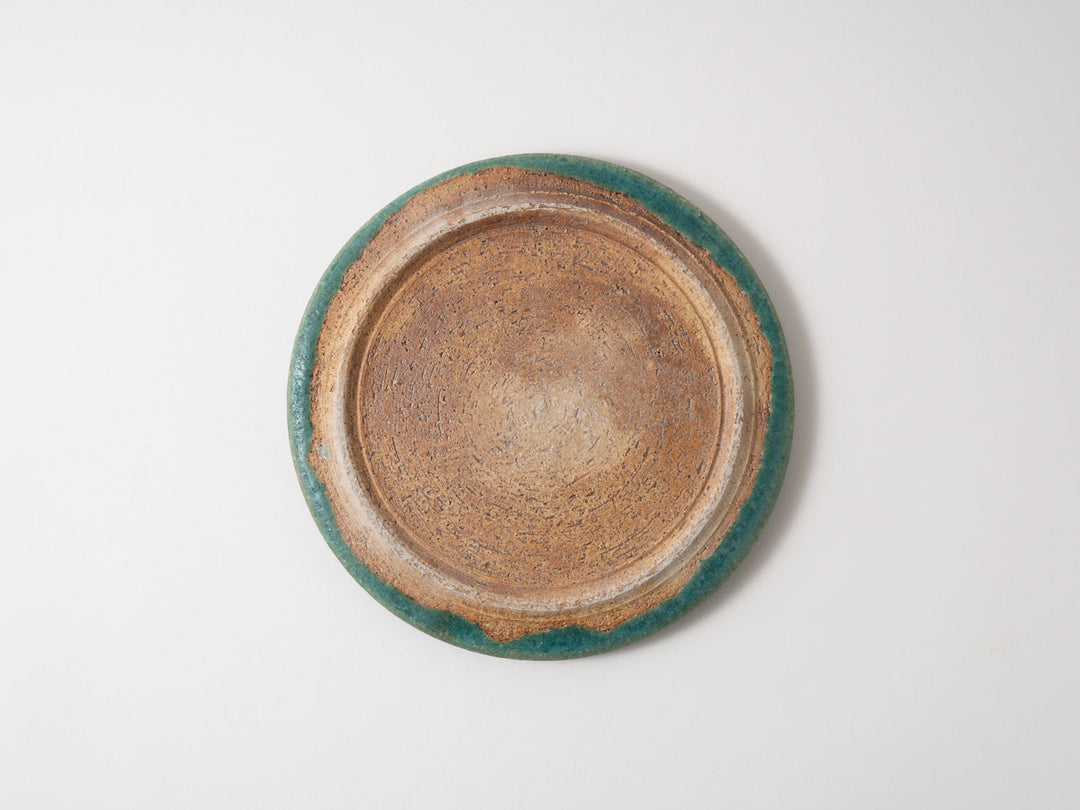 Flat Round Plate 6-Sun Blue - Crafted By Jun Fujiwara