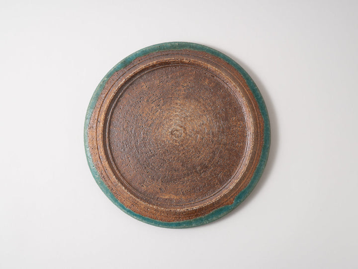 Flat Round Plate 7-Sun Blue - Crafted By Jun Fujiwara