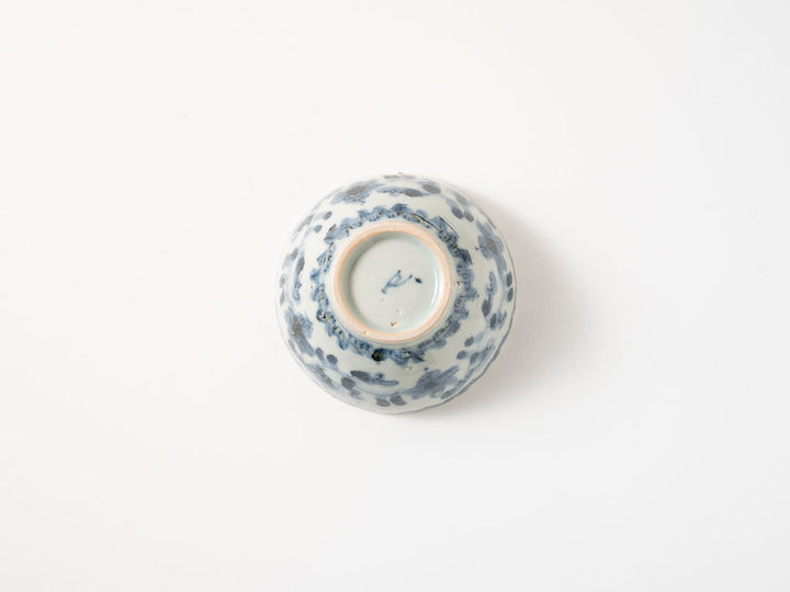Rice Bowl with Peony Arabesque, Izumiyama Glaze — Hand-Painted Japanese Porcelain by Shotaro Yokota