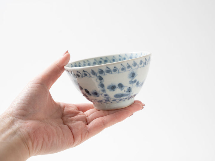 Rice Bowl, Violet — Hand-Painted Japanese Porcelain by Shotaro Yokota