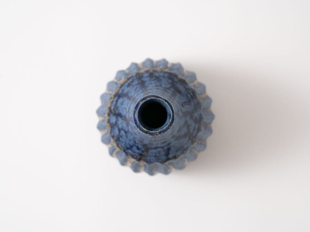 Single-Stem Vase Blue - Crafted By Kazuhito Yamamoto
