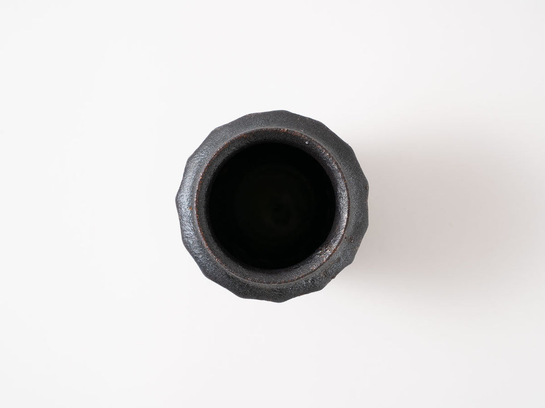 Flower Vase Medium Black - Crafted By Kazuhito Yamamoto