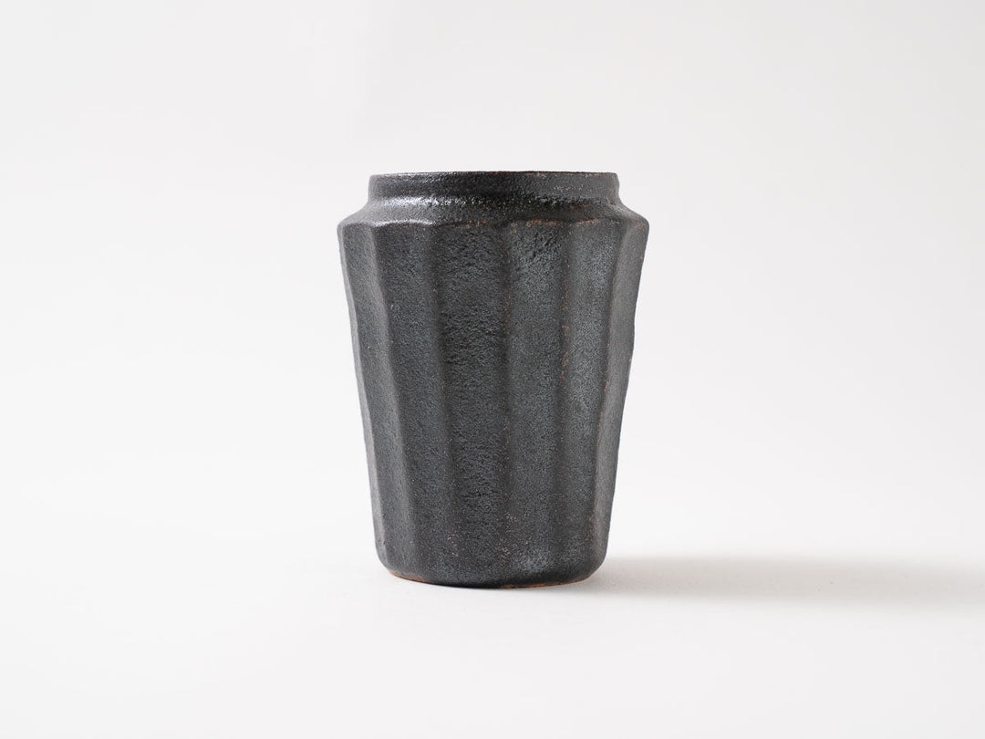Flower Vase Medium Black - Crafted By Kazuhito Yamamoto