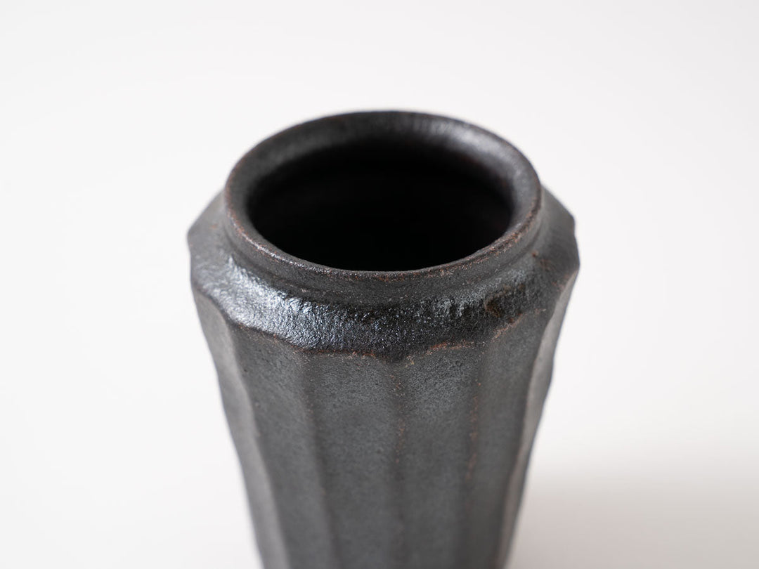 Flower Vase Medium Black - Crafted By Kazuhito Yamamoto
