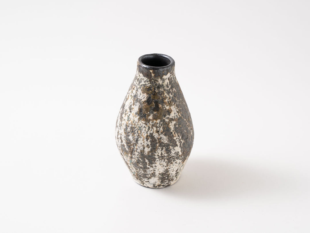 Slip-Painted Flower Vase - Crafted By Yuichi Hirai