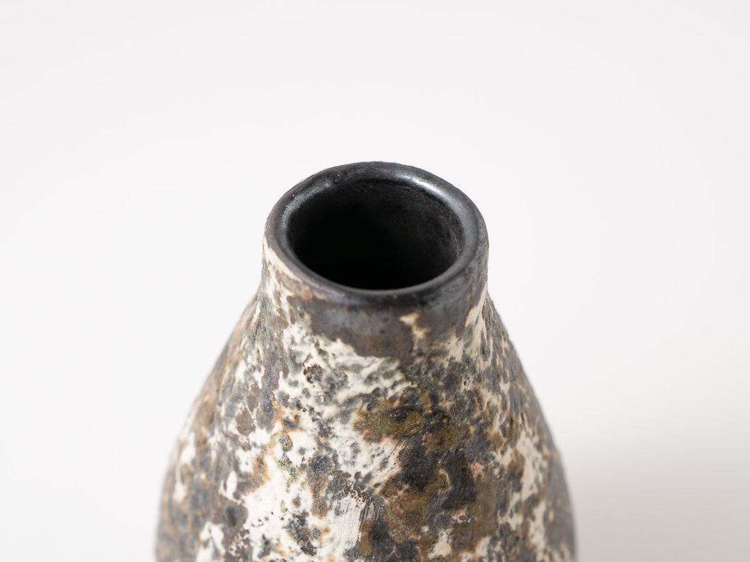 Slip-Painted Flower Vase - Crafted By Yuichi Hirai