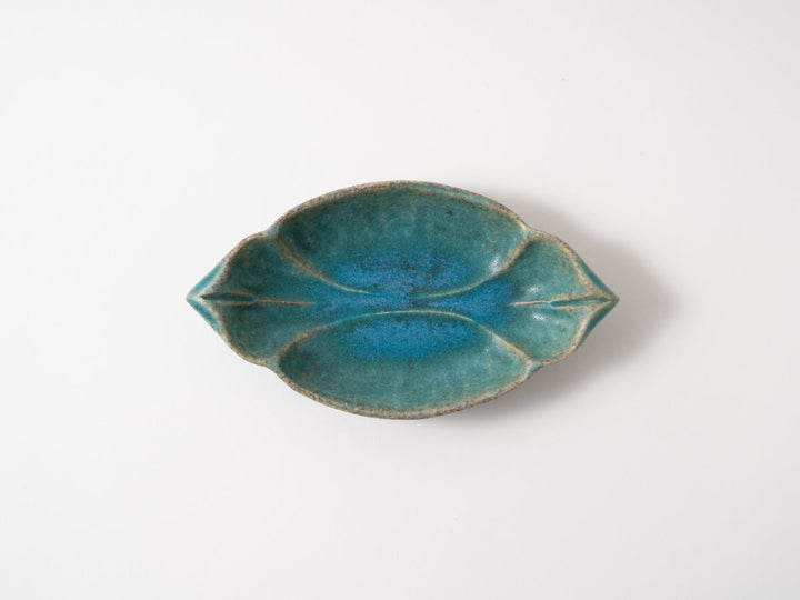Lotus Oval Bowl Blue - Crafted By Jun Fujiwara