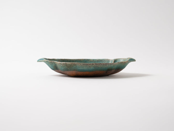 Lotus Oval Bowl Blue - Crafted By Jun Fujiwara