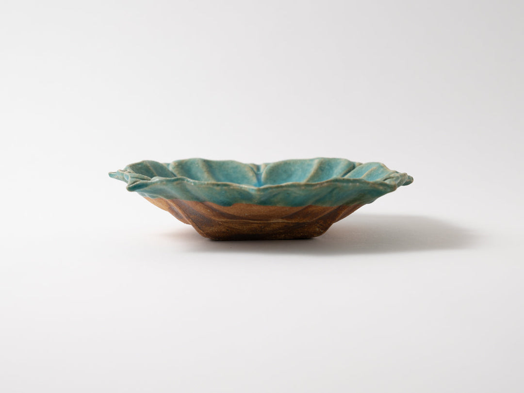 Heart Bowl Square L Blue - Crafted By Jun Fujiwara
