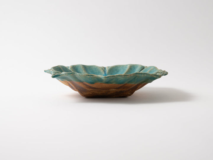 Heart Bowl Square L Blue - Crafted By Jun Fujiwara