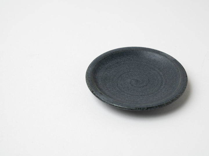 Gray navy Small Plate - Crafted By Fumiyama Kanae