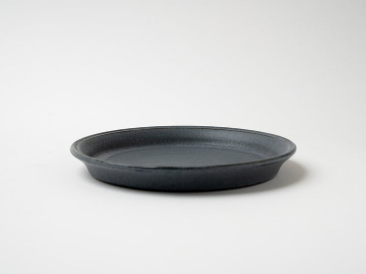 Gray navy Blue 5-Sun Plate - Crafted By Fumiyama Kanae