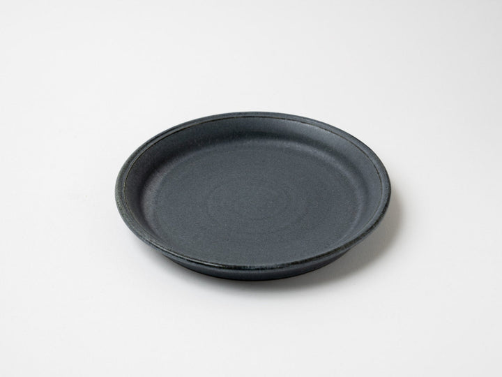 Gray navy Blue 5-Sun Plate - Crafted By Fumiyama Kanae