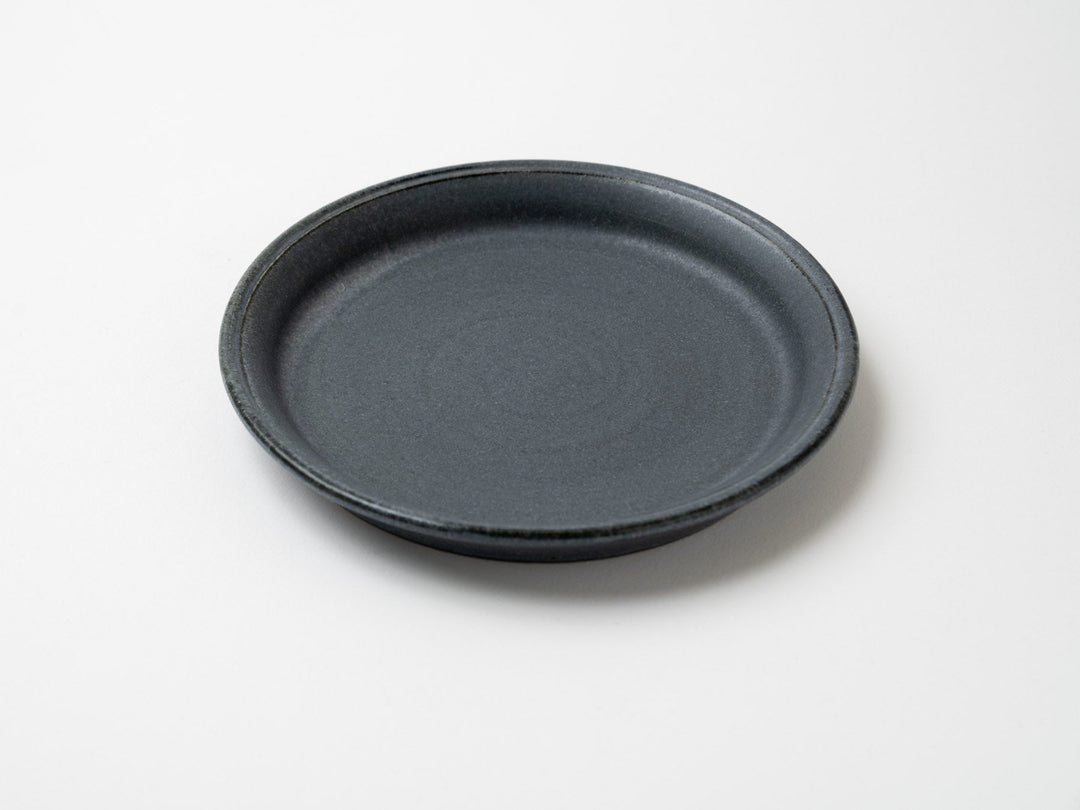 Gray navy Blue 5-Sun Plate - Crafted By Fumiyama Kanae