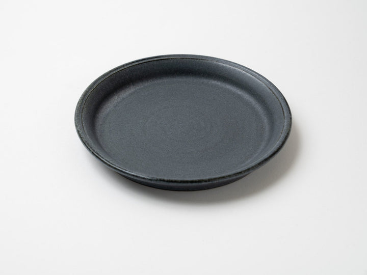 Gray navy Blue 5-Sun Plate - Crafted By Fumiyama Kanae