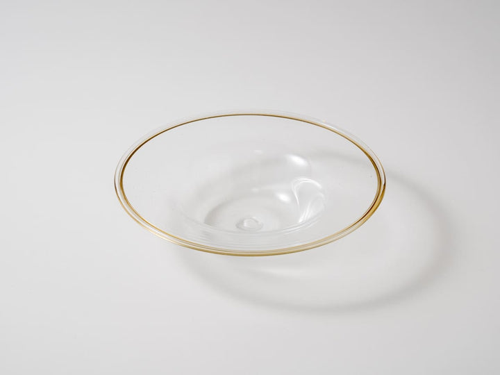 Rim Plate Clear — Hand-Glazed Japanese Pottery by My Store