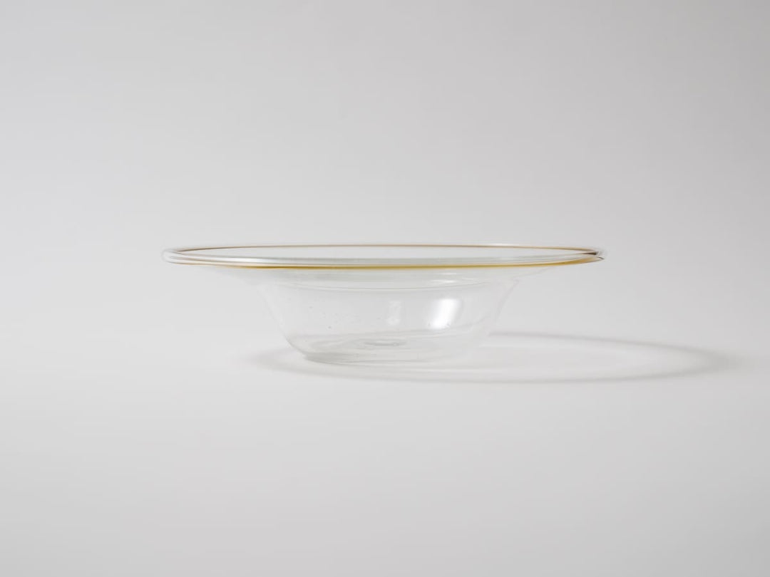 Rim Plate Clear — Hand-Glazed Japanese Pottery by My Store