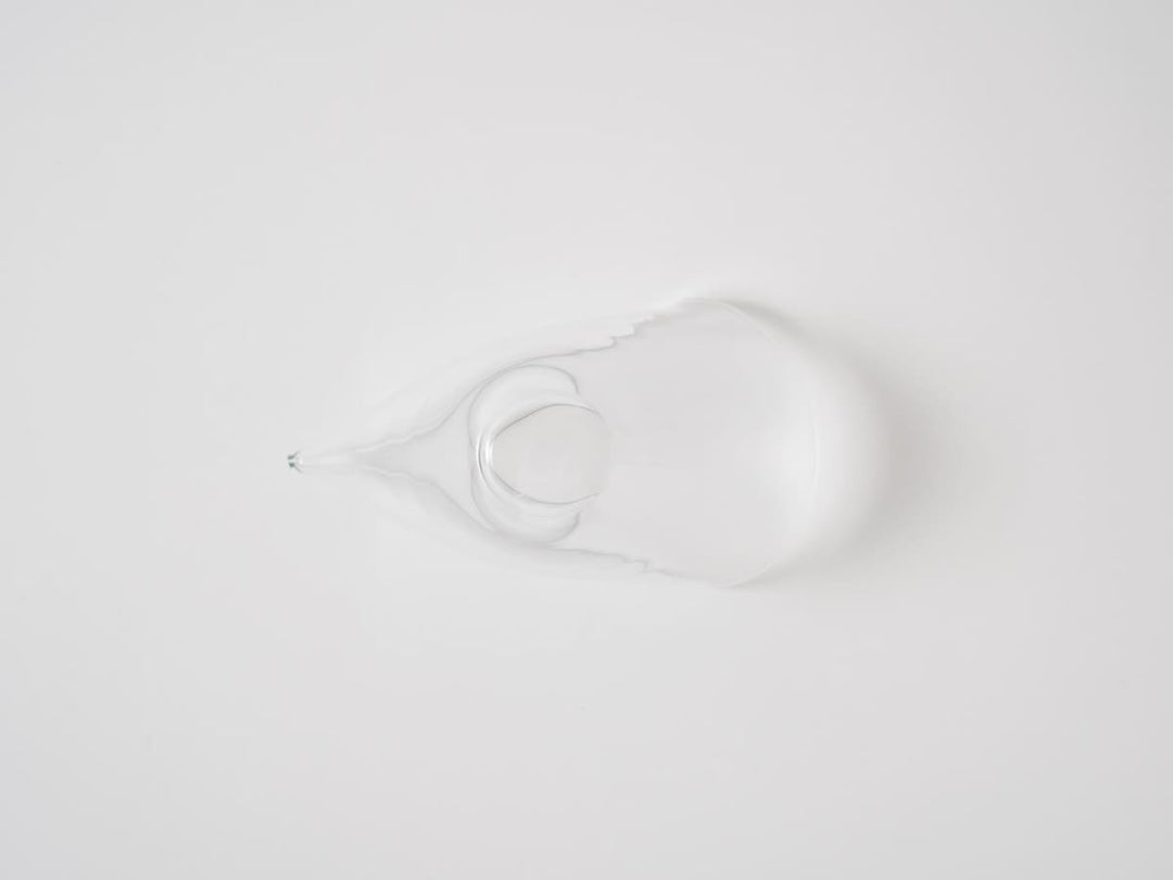 Katakuchi Sake Pourer ori Clear - Crafted By Yudai Koga