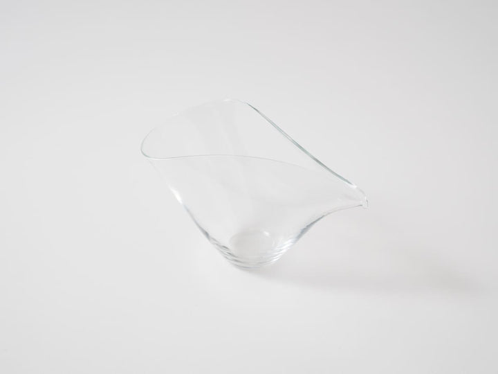 Katakuchi Sake Pourer ori Clear - Crafted By Yudai Koga