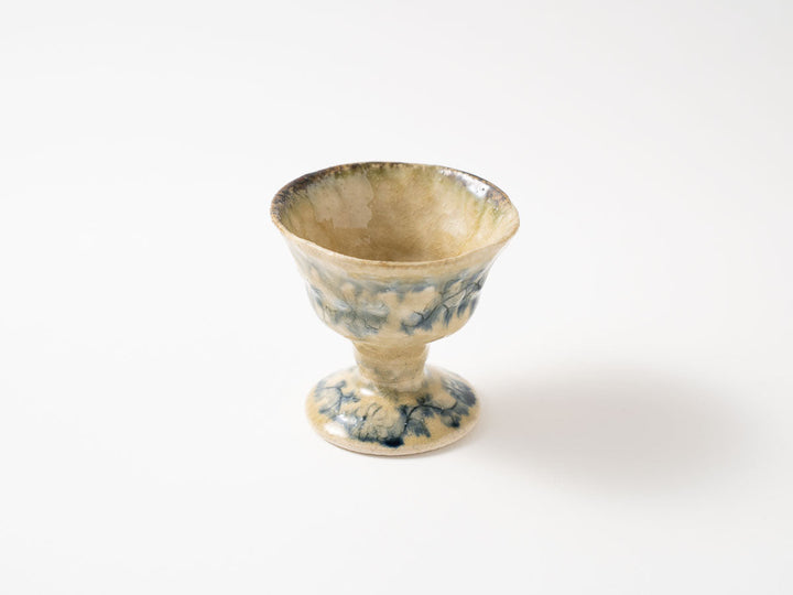 Hand Pinched Sake Cup Crafted By Tsubura Kagami — Hand-Glazed Japanese Pottery by Tsubura Kagami