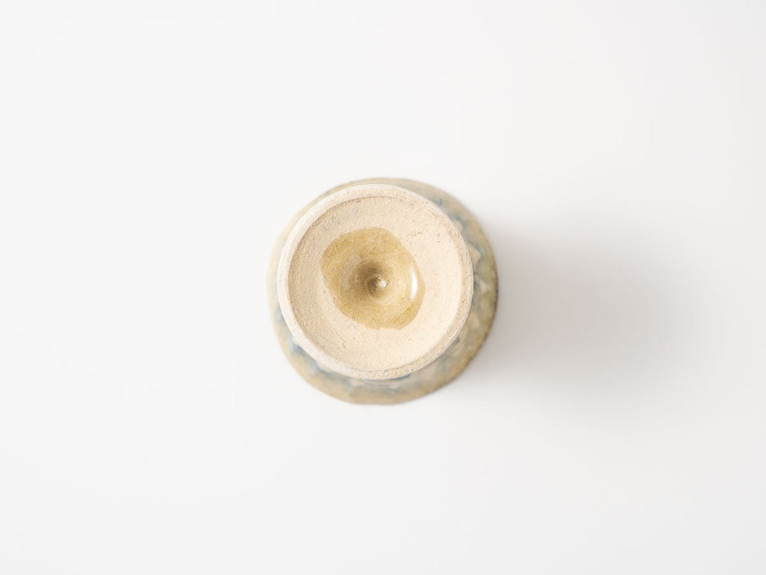 Hand Pinched Sake Cup Crafted By Tsubura Kagami — Hand-Glazed Japanese Pottery by Tsubura Kagami