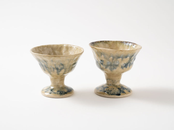 Hand Pinched Sake Cup Crafted By Tsubura Kagami — Hand-Glazed Japanese Pottery by Tsubura Kagami
