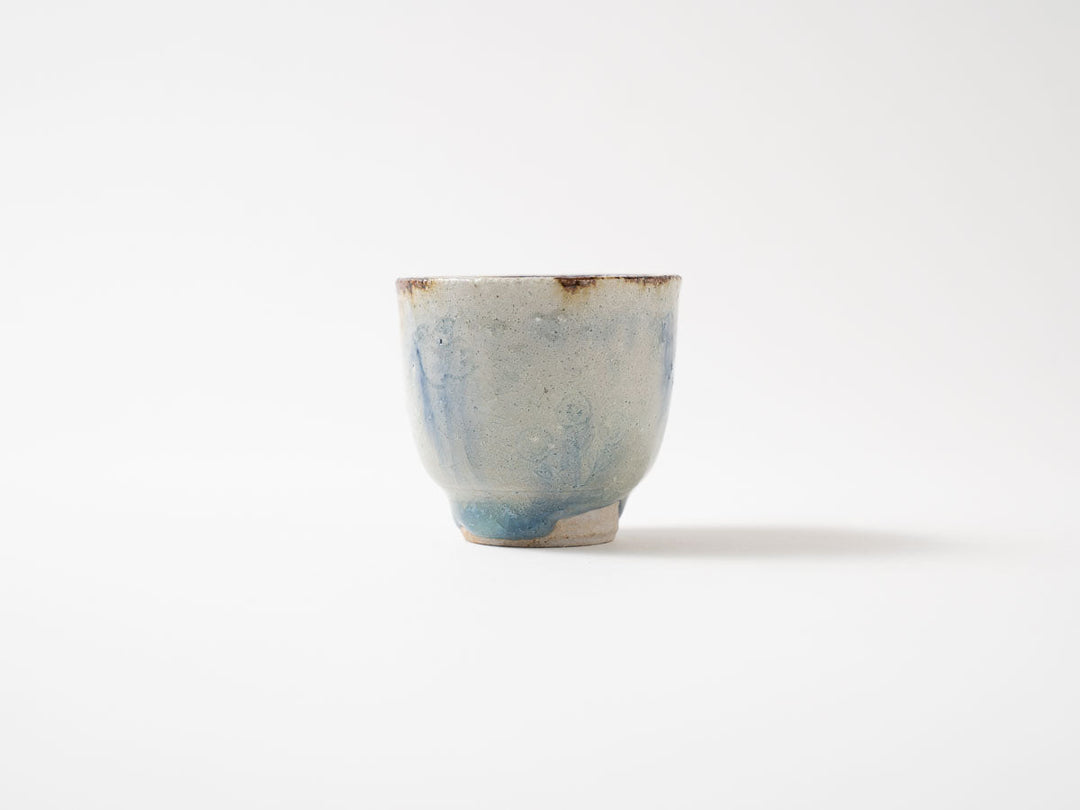 Tea Cup Blue Crafted By Tsubura Kagami — Hand-Glazed Japanese Pottery by Tsubura Kagami