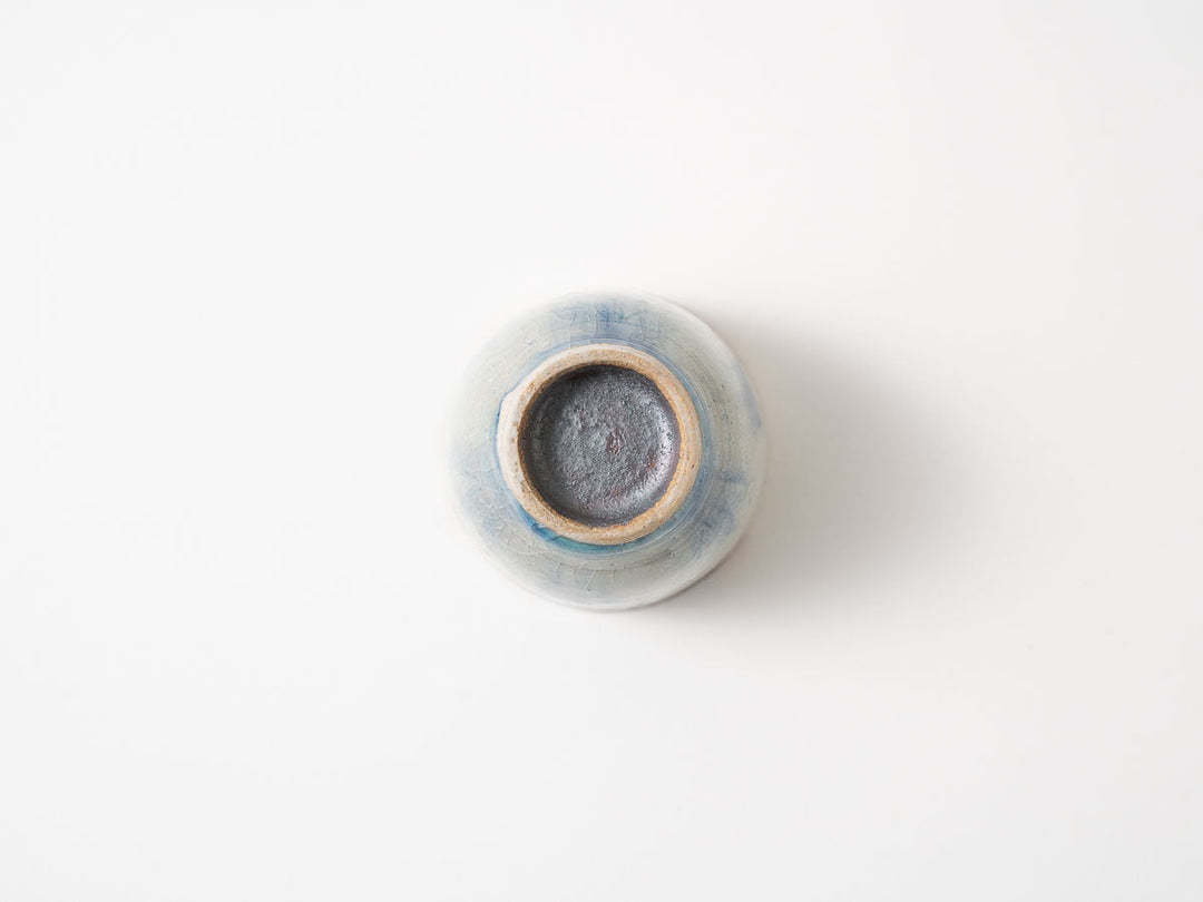 Tea Cup Blue Crafted By Tsubura Kagami — Hand-Glazed Japanese Pottery by Tsubura Kagami
