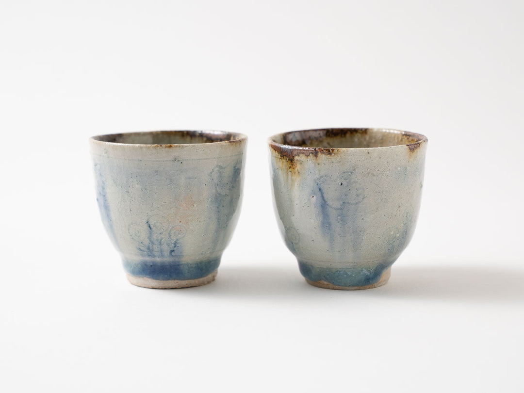 Tea Cup Blue Crafted By Tsubura Kagami — Hand-Glazed Japanese Pottery by Tsubura Kagami